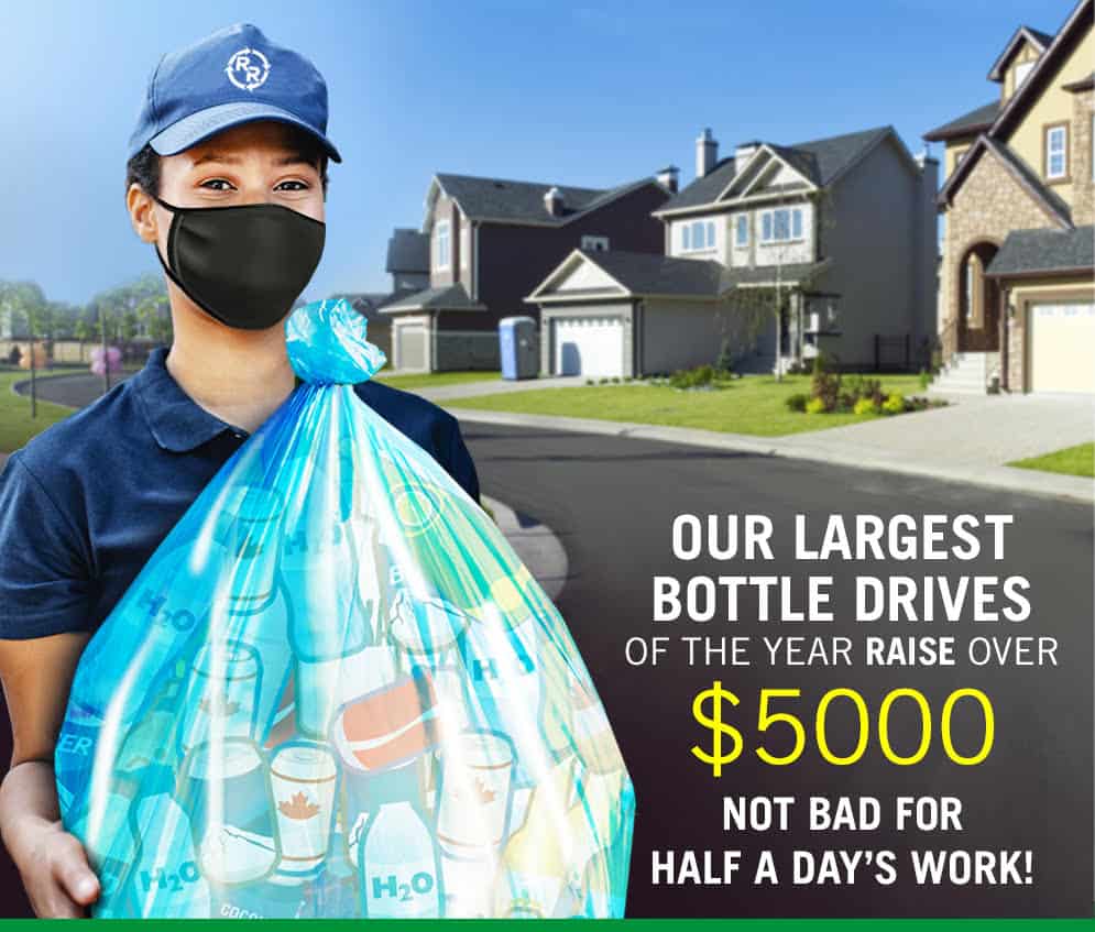 Our Largest Bottle Drives Of The Year raise Over $5000