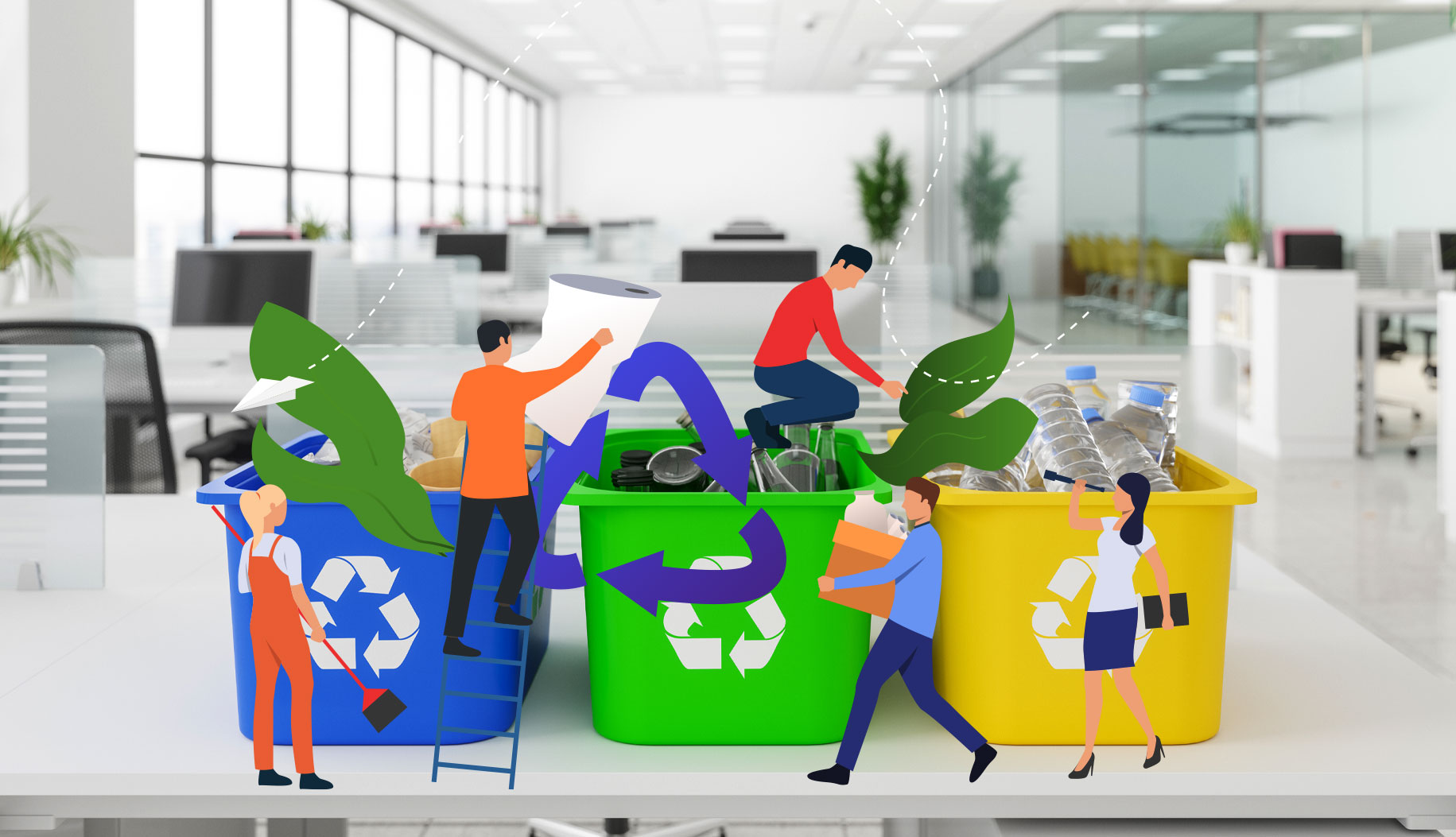 How’s your team managing when it comes to sorting and recycling in the office?