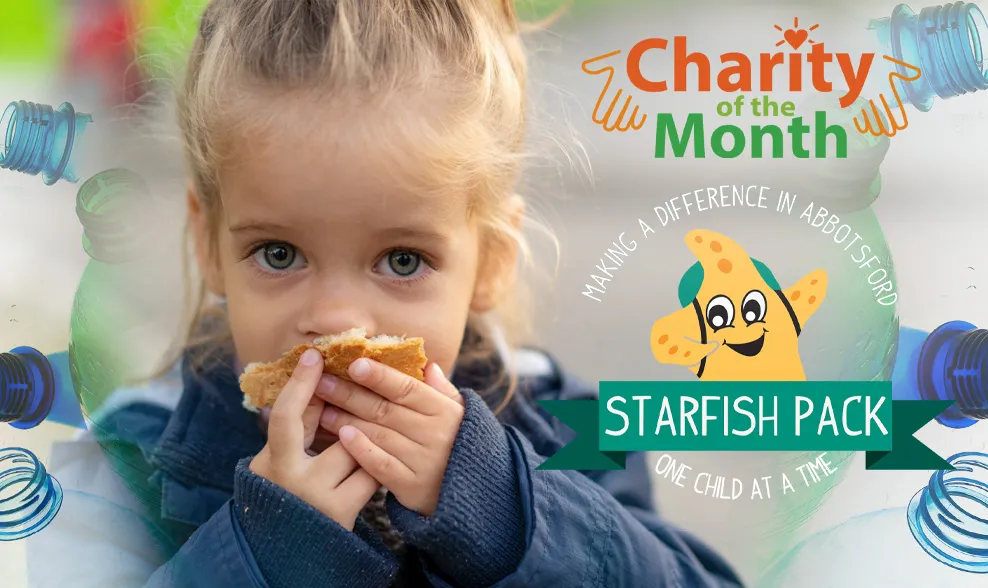 Our New Charity of the Month, Starfish Pack.